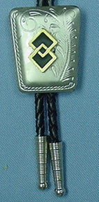 SQUARE ENAMEL BOLO