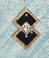 DANCE SYMBOL WITH ENAMEL AND RHINESTONE (PACKAGE OF 12)