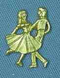 SQUARE DANCE COUPLE (PACKAGE OF 12)