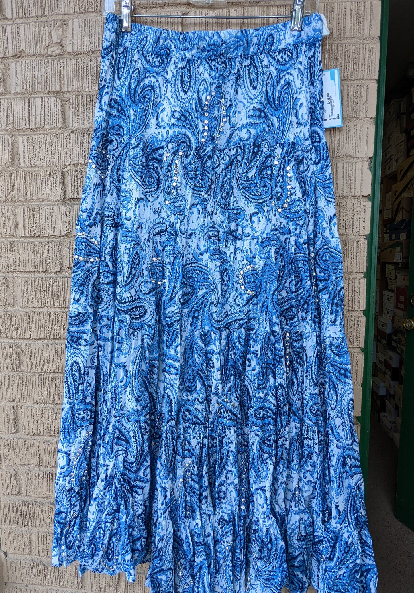 CHINA BLUE SEQUINS