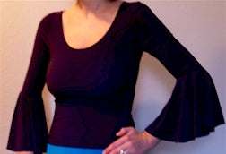 3/4 Length Flared Sleeve