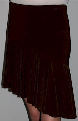 ASYMMETRICAL LATIN SKIRT