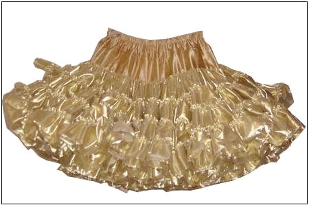 FULL 80 YD LAME PETTICOAT