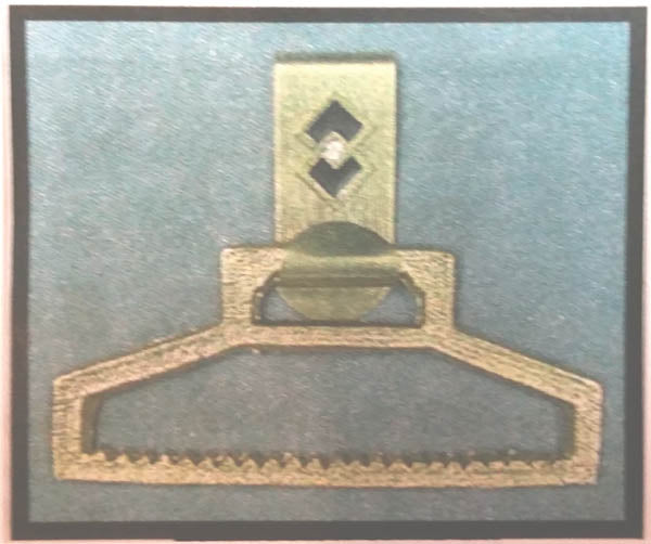 Double Square with Rhinestone Towel Holder