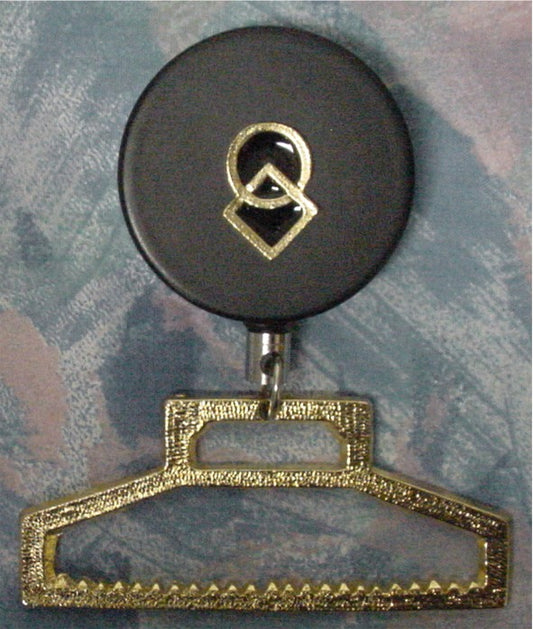 ENAMEL SQUARES TOWEL HOLDER