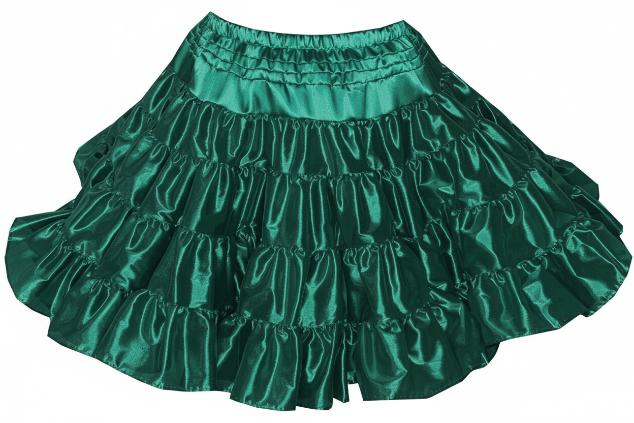 FULL 80 YD LAME PETTICOAT