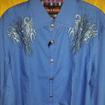 EMBROIDERY AND RHINESTONES, XL size