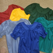 Sweetheart blouses in color