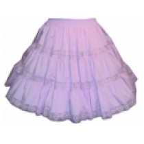 3-Tiered Skirt with Fiesta Lace