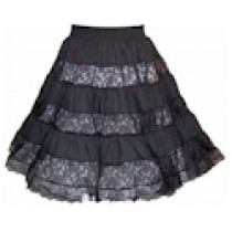 Tiered Lace Skirt